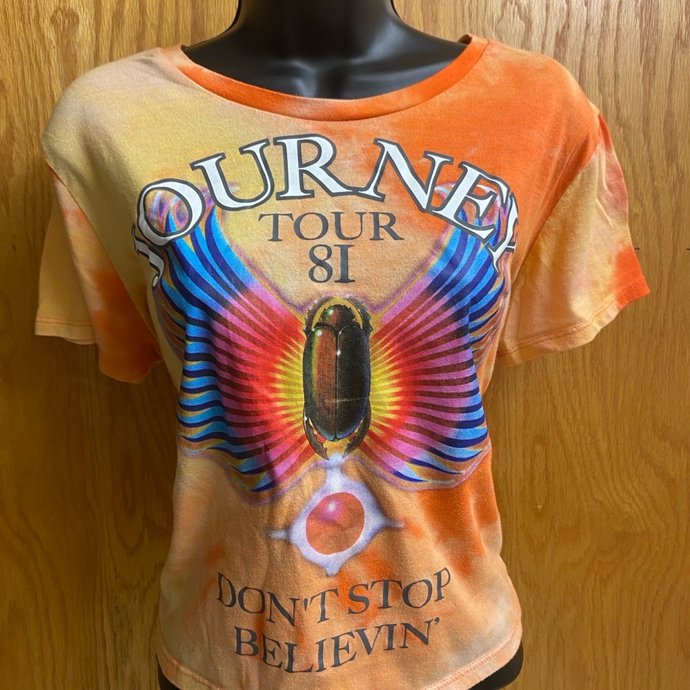 Orange Graphic Women's Top